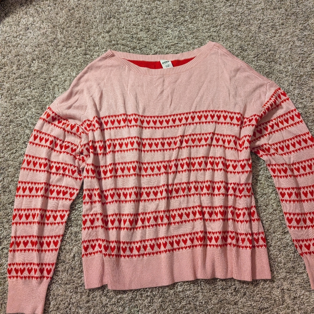 Pink Heart Sweater - Picture 8 of 8